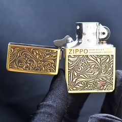 Zippo Tái Bản 1935 Hoa Văn Cổ Điển Số Giới Hạn ZN134