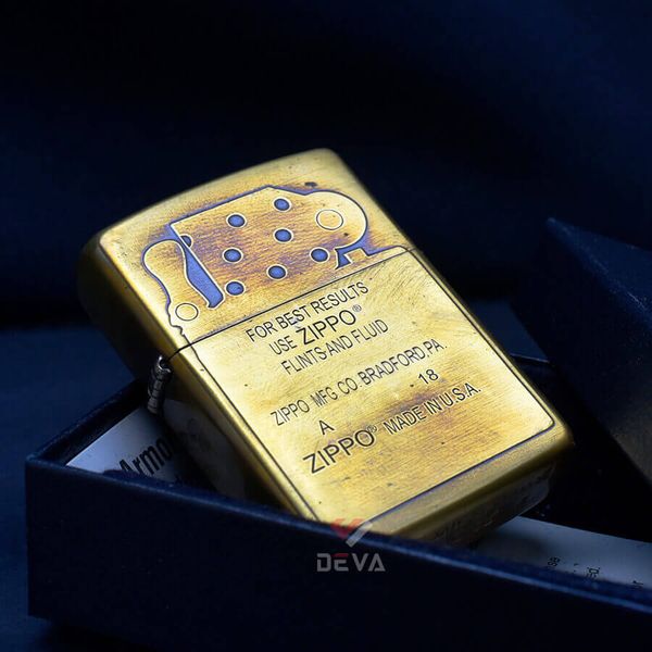 Zippo Armor Khắc Ruột Và Ốp Emblem Tem Zippo ZD31