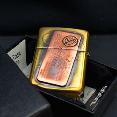 Zippo Armor Khắc Ruột Và Ốp Emblem Tem Zippo ZD31