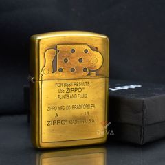 Zippo Armor Khắc Ruột Và Ốp Emblem Tem Zippo ZD31