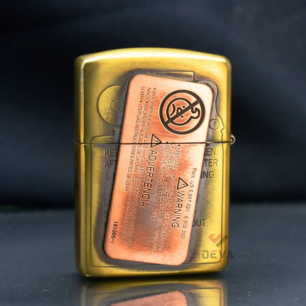 Zippo Armor Khắc Ruột Và Ốp Emblem Tem Zippo ZD31