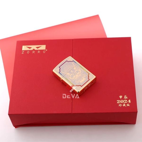 Bật lửa xăng đá Zorro bản đặc biệt mừng năm con Rồng 2024 Z2-2024