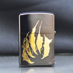 Bật Lửa Chính Hãng Zorro Bản Giới Hạn Khắc Đầu Hổ Mạ Vàng Z92128