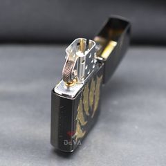 Bật Lửa Chính Hãng Zorro Bản Giới Hạn Khắc Đầu Hổ Mạ Vàng Z92128