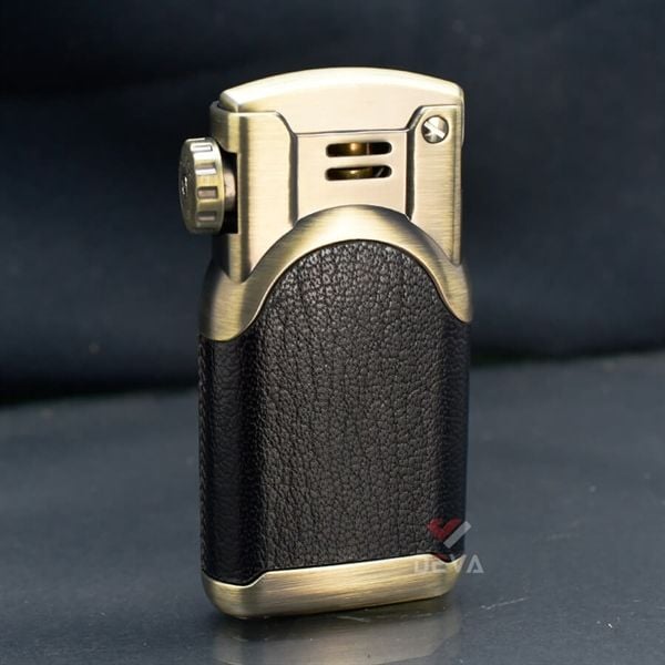 Bật lửa xăng đá Honest bọc da đính đá BCZ 786