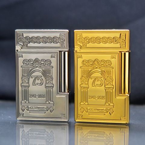 Dupont Xăng Đá 1 Lỗ Hoa Văn Kỷ Niệm 75 Năm DX26