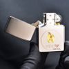 Zippo Satin Khắc Ngọn Lửa Zippo ZK77