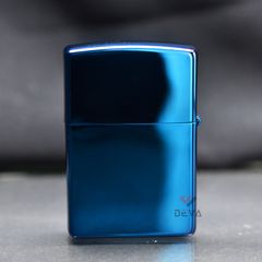 Zippo Xanh Sapphire Khắc Chim Ưng ZK112