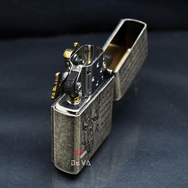 Set Zippo Chủ Đề Con Rối Với Ngăn Rỗng Trái Tim ZN296