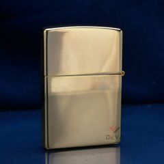 Zippo Khảm Xà Cừ Khắc Đôi Cá Heo Nhảy Múa ZN58