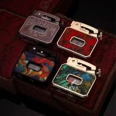 Bật lửa xăng đá Honest đánh lửa tự động có ô cửa trong suốt BCZ 849