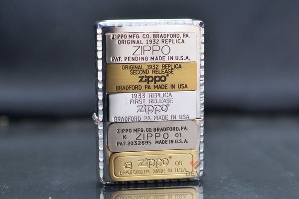 Zippo 2 Đáy Bottomz Up Ốp Mộc Đáy Các Thời Kỳ ZN373