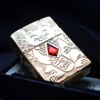 Zippo Armor Mèo Thần Tài Maneki-Neko Ốp Đá Quý Lucky Cat Z133