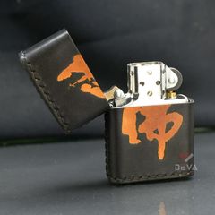 Zippo Bọc Da Chủ Đề Phật Bà Quán Thế Âm Bồ Tát ZN14