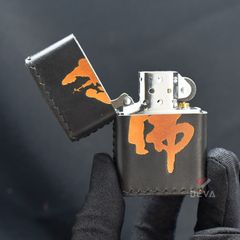 Zippo Bọc Da Chủ Đề Phật Bà Quán Thế Âm Bồ Tát ZN14