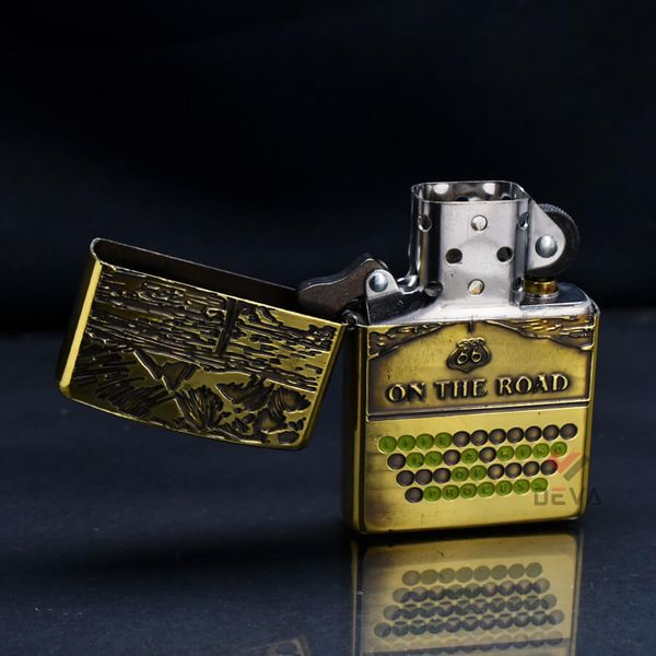 Zippo Khắc Chủ Đề Hành Trình Trên Con Đường Route 66 ZN132