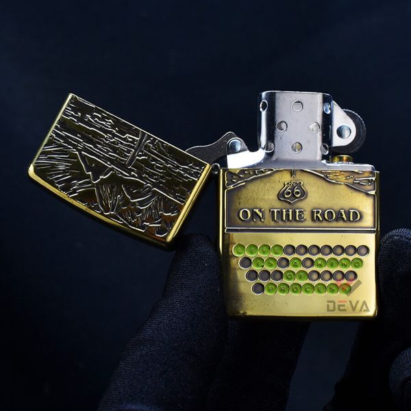 Zippo Khắc Chủ Đề Hành Trình Trên Con Đường Route 66 ZN132
