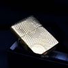 Zippo Khắc Nổi Hoa Văn Khối Lập Phương Và Ngọn Lửa Zippo ZN387