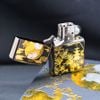 Zippo Bản Giới Hạn Khắc Tranh Mạ Vàng Thỏ Ngọc Dưới Trăng ZN165