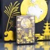 Zippo Bản Giới Hạn Khắc Tranh Mạ Vàng Thỏ Ngọc Dưới Trăng ZN165