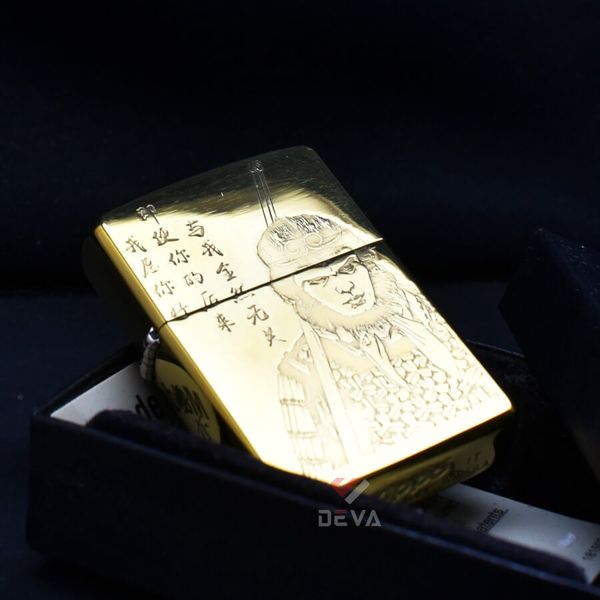 Zippo Khắc Mối Tình Truyền Kiếp Của Ngộ Không Chí Tôn Bảo ZN394