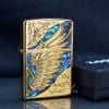 Zippo Khảm Trai Khắc Đôi Cánh Thiên Thần The Angel's Wings ZN57