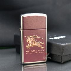 Zippo Slim Chủ Đề Thương Hiệu Thời Trang Anh Quốc Burberry ZN64