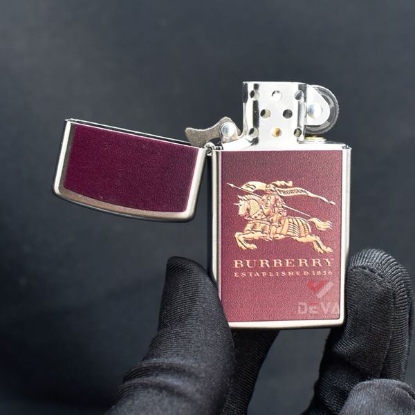Zippo Slim Chủ Đề Thương Hiệu Thời Trang Anh Quốc Burberry ZN64
