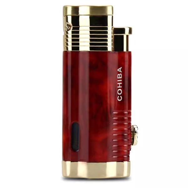 Bật lửa hút Cigar Cohiba khò 3 tia kèm đục COB 360