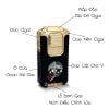 Bao da đựng Cigar 6 điếu Cohiba kèm bật lửa XJ T108
