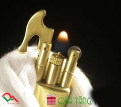 Bật lửa ga đá JiFeng JF-007 màu đồng