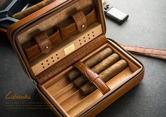 Bao 4 khay kèm bật lửa và dao cắt Lubinski YJA 60007