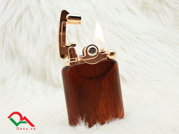 Bật lửa xăng đá Chief vỏ gỗ CF 018-30