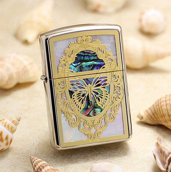 Bản khảm trai dán hình bươm mạ vàng ZN223