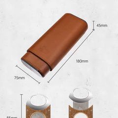 Bao da đựng xì gà có dao cắt lubinski HY 3305