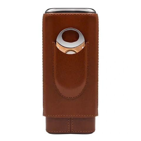 Bao da đựng xì gà có dao cắt lubinski HY 3305