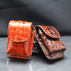 Bao Da Bật Lửa Zippo Chất Liệu Da Cá Sấu Cao Cấp BD02