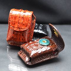 Bao Da Bật Lửa Zippo Chất Liệu Da Cá Sấu Cao Cấp BD02