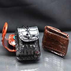 Bao Da Bật Lửa Zippo Chất Liệu Da Cá Sấu Cao Cấp BD02