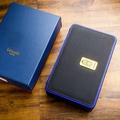 Bao da đựng 4 khay Cigar Lubinski có bật lửa và dao cắt YJA 50016