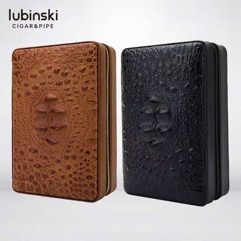 Bao Da Đựng  xì gà 4 khay Lubinski 60006
