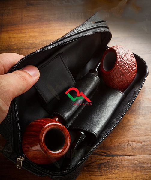 Túi da đựng dụng cụ hút tẩu Lubinski A12