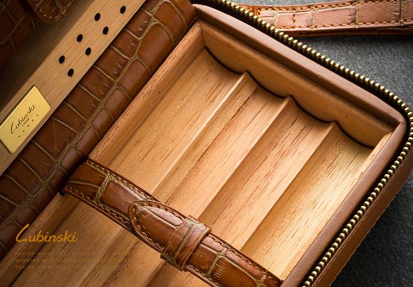 Bao 4 khay kèm bật lửa và dao cắt Lubinski YJA 60007