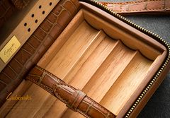 Bao 4 khay kèm bật lửa và dao cắt Lubinski YJA 60007