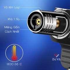 Bật lửa để bàn khò đại 1 tia có khóa gas FQ 903