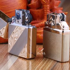 Bật lửa chính hãng Chief 2 kiểu lửa kèm ruột xăng đá CF7100J