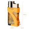 Bật lửa khò 2 tia Cohiba COB 75