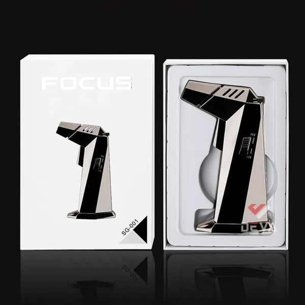 Bật lửa gas chính hãng Focus khò 1 tia để bàn 2 chế độ SG 001
