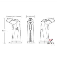 Bật lửa gas chính hãng Focus khò 1 tia để bàn 2 chế độ SG 001