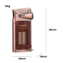 Bật lửa Honest bình xăng trong suốt có chốt khóa BCZ 805